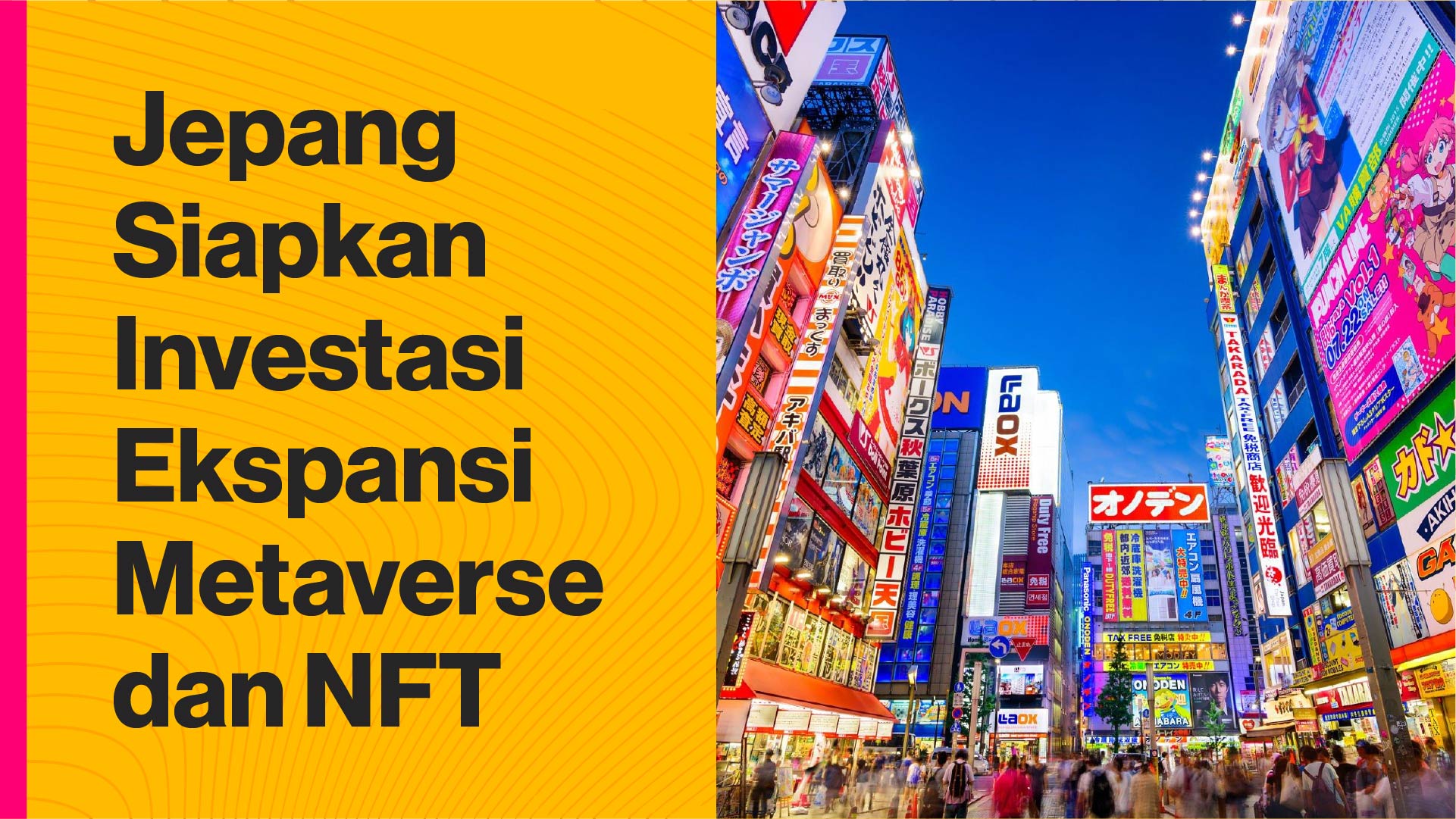 Jepang Siapkan Investasi untuk Ekspansi Metaverse dan NFT